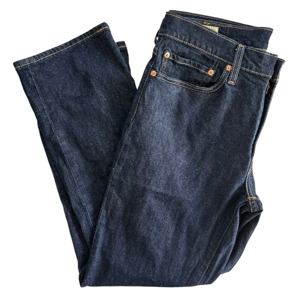 Levi’s Premium 514 Dark Wash Straight Leg Jeans 34x30